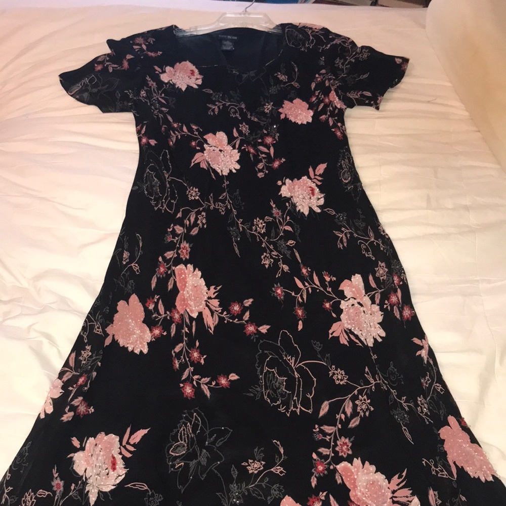 Eva Blue maxi dress